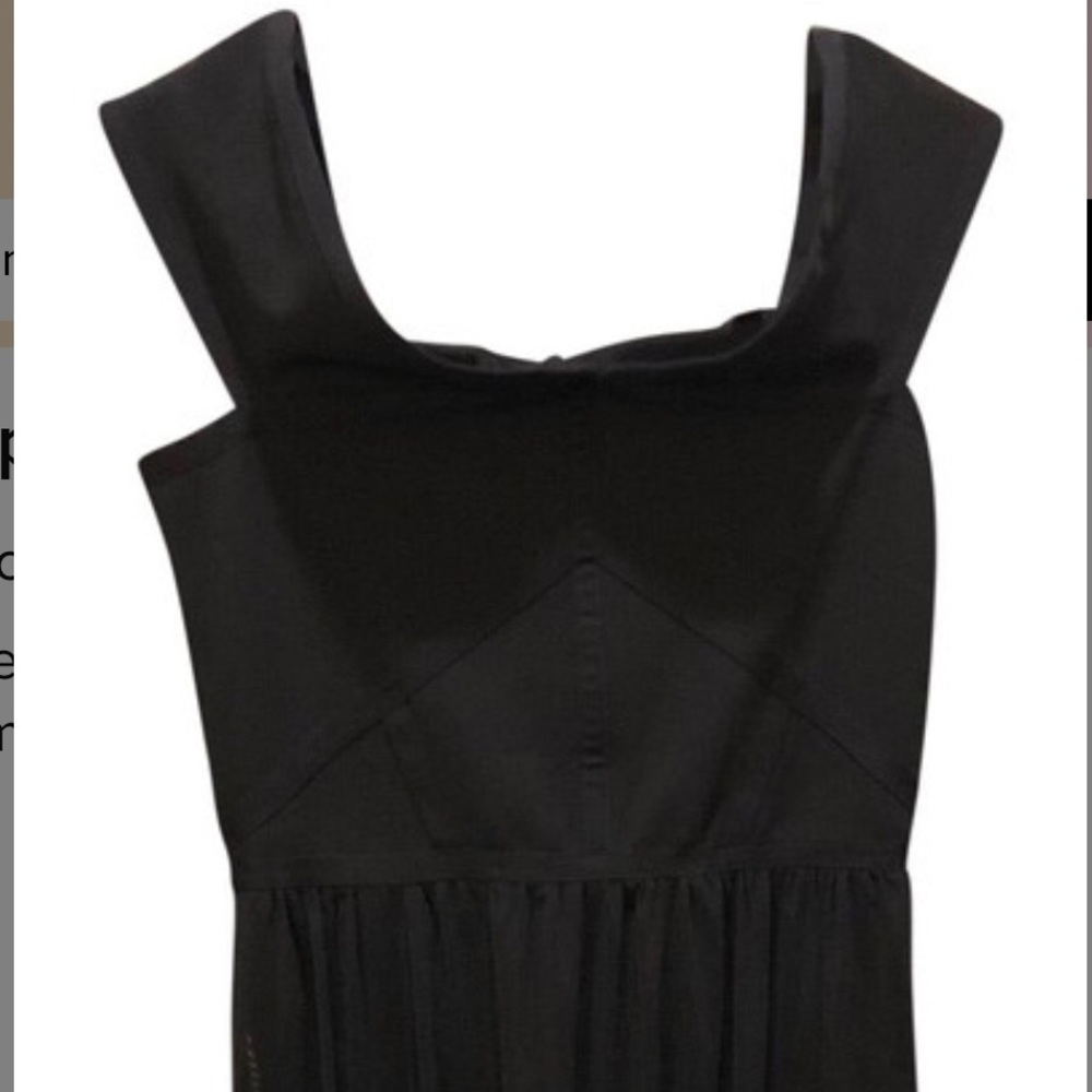 Express black sheer night out dress